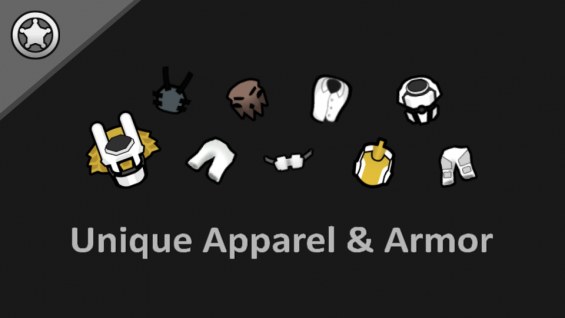 Unique Apparel & Armor 1.6 - RimWorld Mod データベース MOD紹介・まとめサイト