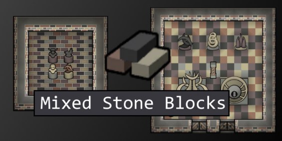 Mixed Stone Blocks 日本語化対応 1.6 - RimWorld Mod データベース MOD紹介・まとめサイト