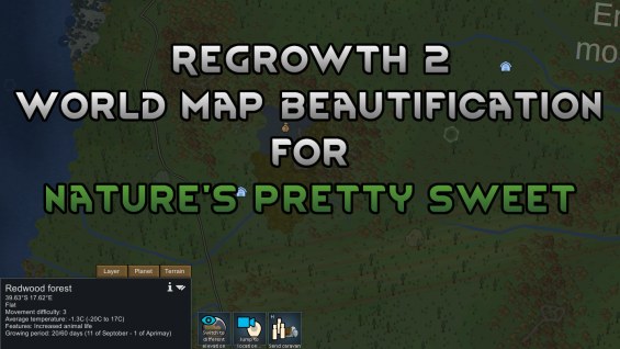 ReGrowth 2 World Map Beautification for Nature's Pretty Sweet 1.6 ...