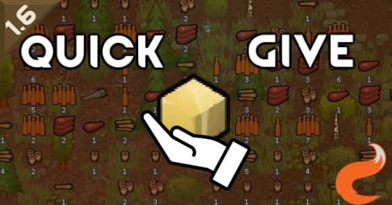 Quick Give 1.6 - RimWorld Mod データベース MOD紹介・まとめサイト