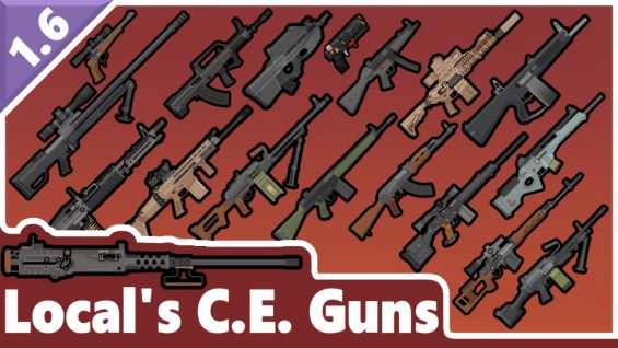 Local's CE Guns 1.6 - RimWorld Mod データベース MOD紹介・まとめサイト
