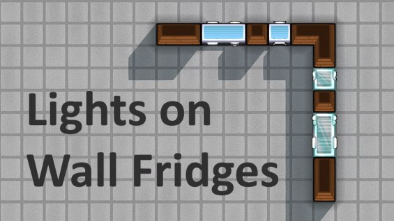 Lights on Wall Fridges 1.6 - RimWorld Mod データベース MOD紹介・まとめサイト