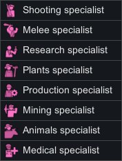 Roles untied to memes 1.6 - RimWorld Mod データベース MOD紹介・まとめサイト