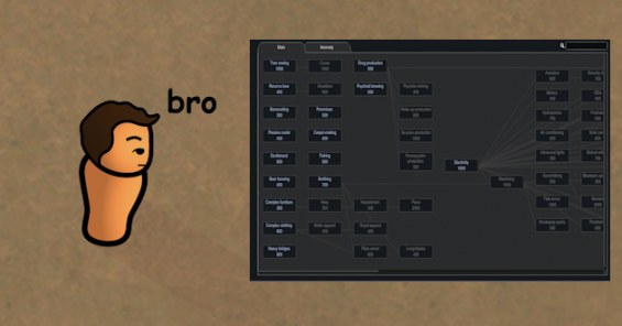 No Starting Research 1.6 - RimWorld Mod データベース MOD紹介・まとめサイト