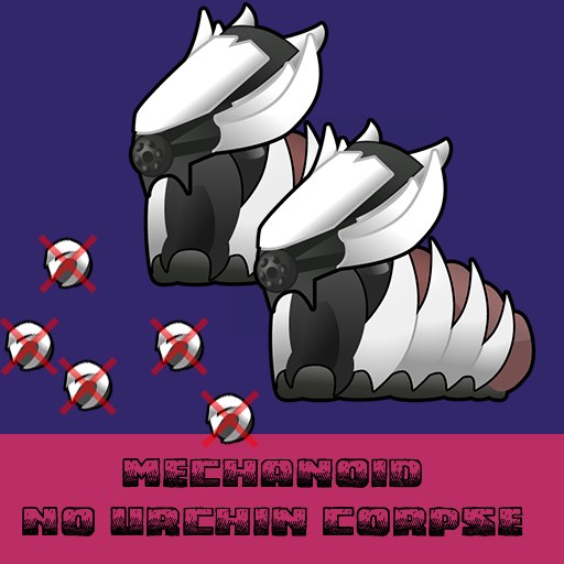 Mechanoid No Urchin Corpse 1.6 - RimWorld Mod データベース MOD紹介・まとめサイト