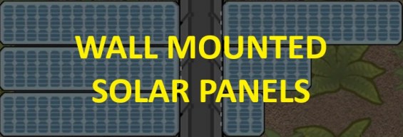 Wall mounted solar panels 1.6 - RimWorld Mod データベース MOD紹介・まとめサイト