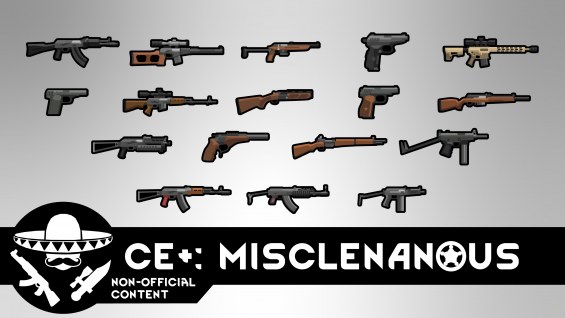 CE+: Miscellaneous Weapons Updated 1.6 - RimWorld Mod データベース MOD紹介・まとめサイト