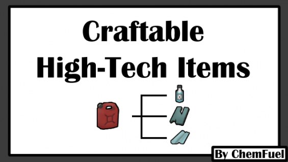 [CF] Craftable High-Tech Items 1.6 - RimWorld Mod データベース MOD紹介・まとめサイト