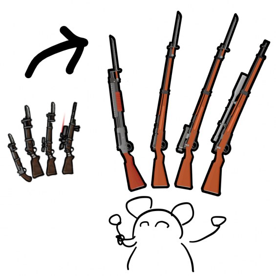 Ratkin Rifle Retexture 1.5 - RimWorld Mod データベース MOD紹介・まとめサイト