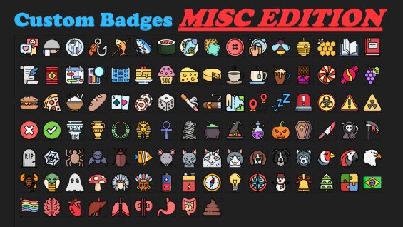 Custom Badges Misc Edition 1.6 - RimWorld Mod データベース MOD紹介・まとめサイト