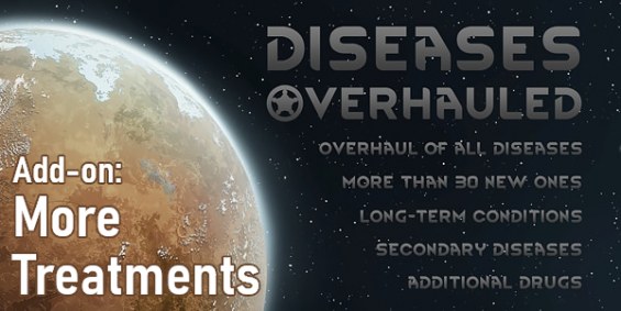More Treatments for Diseases Overhauled 1.6 - RimWorld Mod データベース MOD紹介 ...