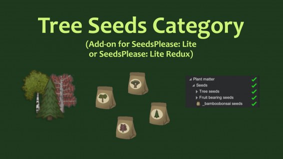 Tree Seeds Category 日本語化対応 1.6 - RimWorld Mod データベース MOD紹介・まとめサイト
