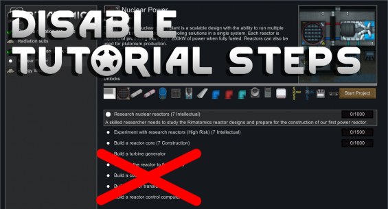 Rimatomics-Disable Build Tutorial 1.6 - RimWorld Mod データベース MOD紹介・まとめサイト