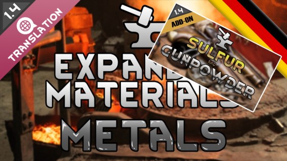 Expanded Materials - Metals + Sulfur and Gunpowder - Deutsch (German ...