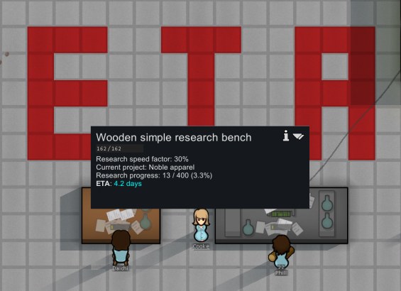 Show Research ETA 1.6 - RimWorld Mod データベース MOD紹介・まとめサイト
