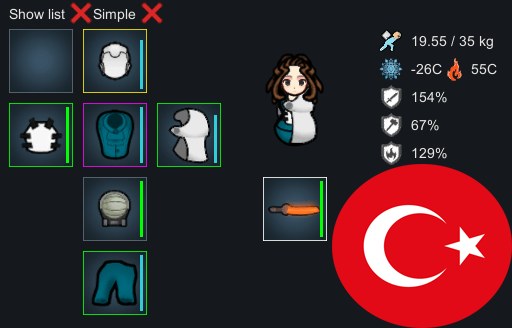 RPG Style Inventory Revamped - Türkçe Çeviri 1.6 - RimWorld Mod データベース ...
