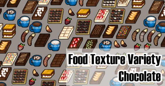 Food Texture Variety - Chocolate 1.6 - RimWorld Mod データベース MOD紹介・まとめサイト