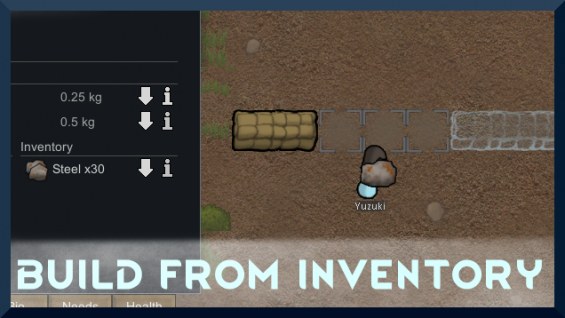 Build From Inventory - Continued 1.6 - RimWorld Mod データベース MOD紹介・まとめサイト
