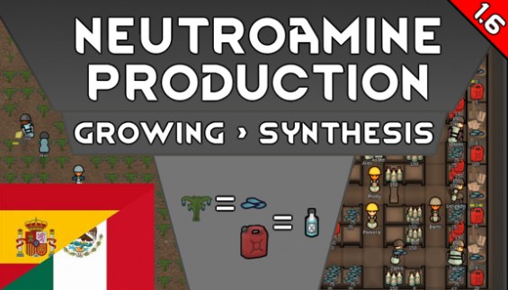 Neutroamine Production en Español 1.6 - RimWorld Mod データベース MOD紹介・まとめサイト