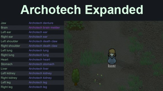 Archotech Expanded 日本語化対応 1.6 - RimWorld Mod データベース MOD紹介・まとめサイト