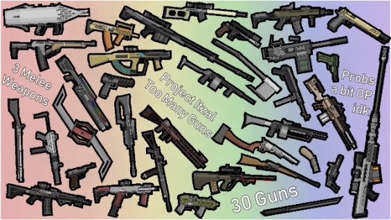 Project Itzal - Too Many Guns 1.2 - RimWorld Mod データベース MOD紹介・まとめサイト