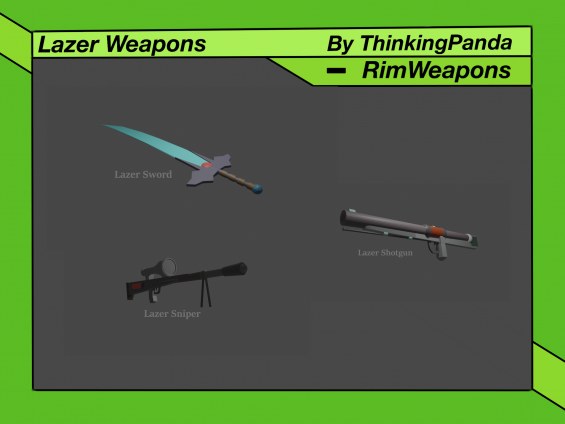Lazer Weapons - RimWeapons 1.2 - RimWorld Mod データベース MOD紹介・まとめサイト