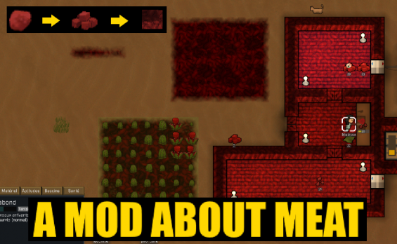Ku A Mod About Meat 日本語化対応 1 3 Rimworld Mod データベース Mod紹介 まとめサイト