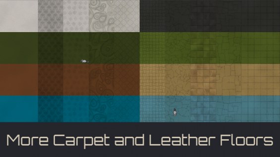 More carpet and leather floors 日本語化対応 1.4 - RimWorld Mod データベース MOD紹介 ...