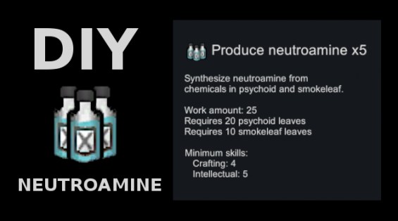 DIY Neutroamine 1.3 - RimWorld Mod データベース MOD紹介・まとめサイト