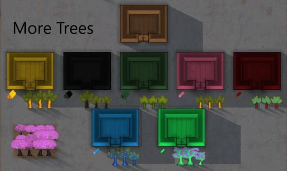 More Trees 1.3 - RimWorld Mod データベース MOD紹介・まとめサイト