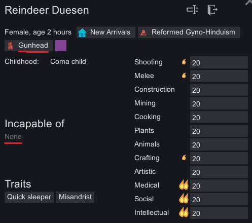 All Roles Are Capable 1.3 - RimWorld Mod データベース MOD紹介・まとめサイト
