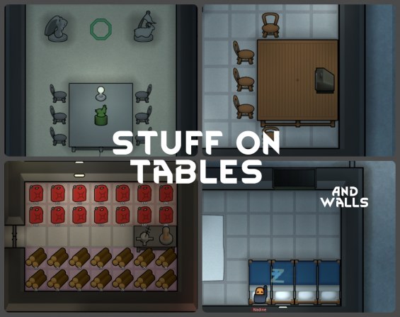 Stuff on Tables 1.4 - RimWorld Mod データベース MOD紹介・まとめサイト