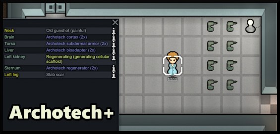 Archotech+ 1.3 - RimWorld Mod データベース MOD紹介・まとめサイト
