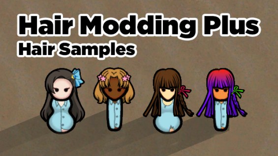 Hair Modding Plus - Hair Samples 1.3 - RimWorld Mod データベース MOD紹介・まとめサイト