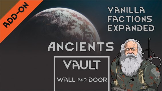 VFE - Ancients : Vault Wall and Door 1.4 - RimWorld Mod データベース MOD紹介・まとめサイト
