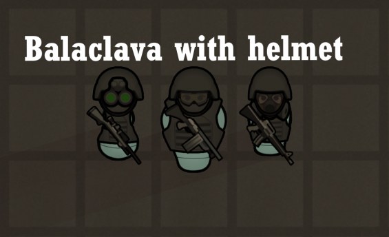 Balaclava with Helmet 1.3 - RimWorld Mod データベース MOD紹介・まとめサイト