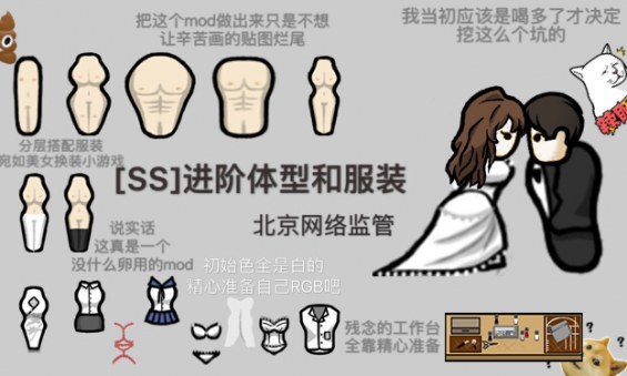 [SS]Advance Body and Clothing 0.17 - RimWorld Mod データベース MOD紹介・まとめサイト