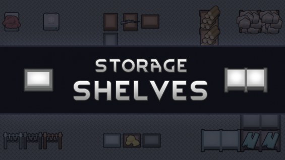 Storage - Shelves 日本語化対応 1.4 - RimWorld Mod データベース MOD紹介・まとめサイト