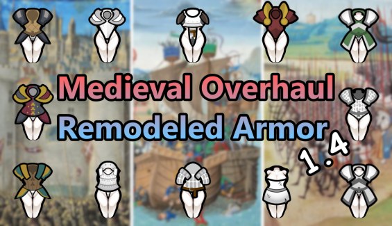 Medieval Overhaul Remodeled Armors for Nal's Realistic Body 1.4 ...