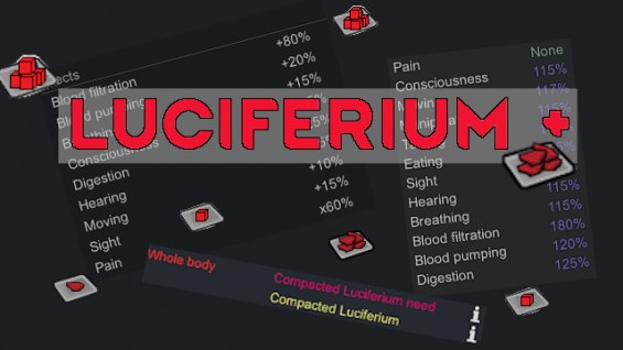 Luciferium+ 1.5 - RimWorld Mod データベース MOD紹介・まとめサイト