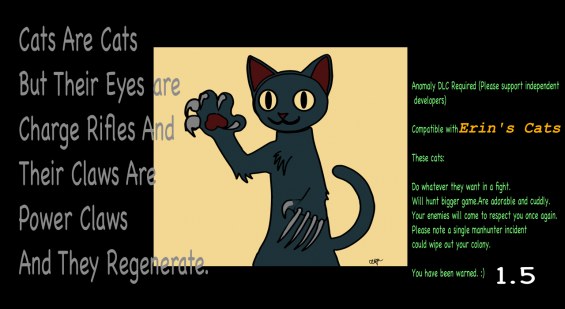 Cats Are Cats But Their Eyes Are Charge-Rifles And Their Claws Are ...