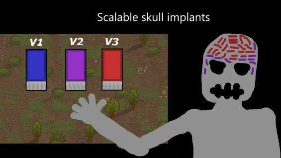 Scalable Skull Implants 1.5 - RimWorld Mod データベース MOD紹介・まとめサイト
