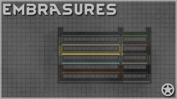 Embrasures 0.14 - RimWorld Mod データベース MOD紹介・まとめサイト