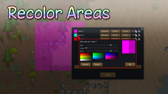 Recolor Areas 1.5 - RimWorld Mod データベース MOD紹介・まとめサイト