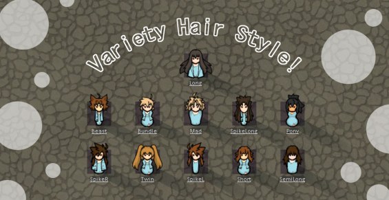 Variety Hair 1.0+ 1.3 - RimWorld Mod データベース MOD紹介・まとめサイト