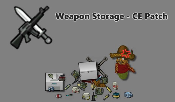 Weapon Storage - CE Patch B18 0.18 - RimWorld Mod データベース MOD紹介・まとめサイト