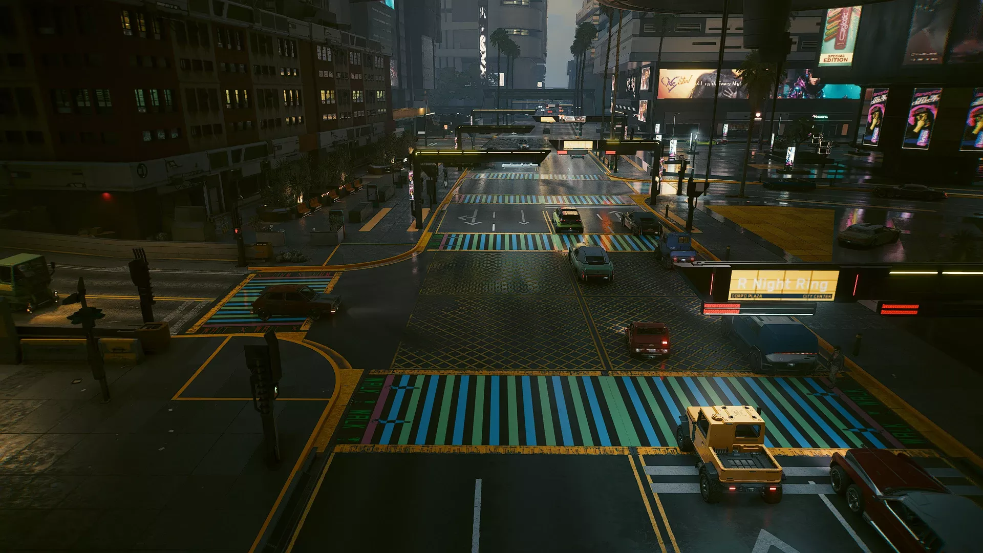 Enhanced Crosswalk (Clean - Recolor) グラフィック - Cyberpunk 2077
