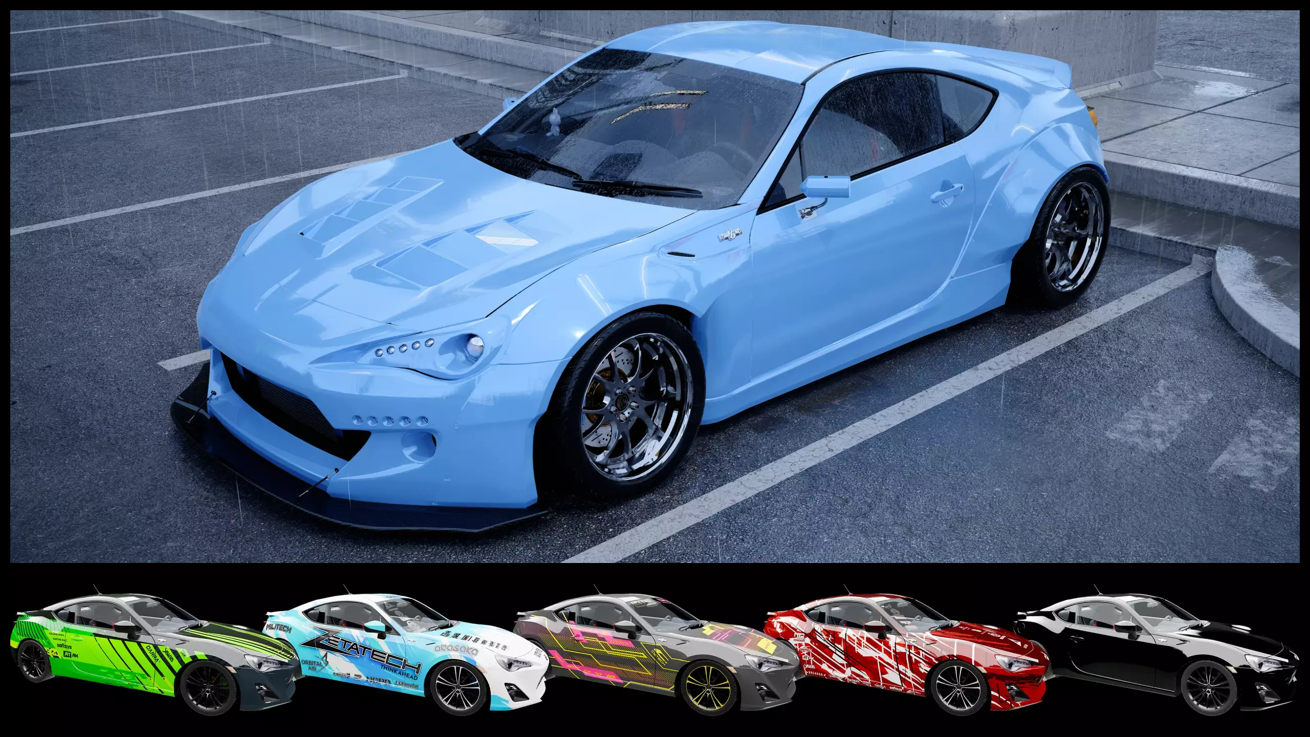 Toyota GT86 - ArchiveXL 車両・バイク - Cyberpunk 2077 Mod