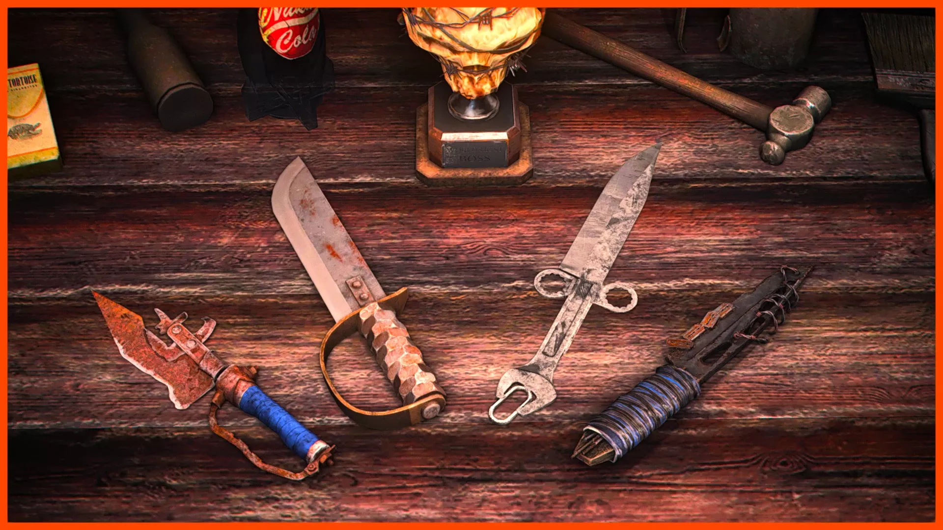 Blades Of The Wastes - A Scrappy Handmade Knife Pack 日本語化対応