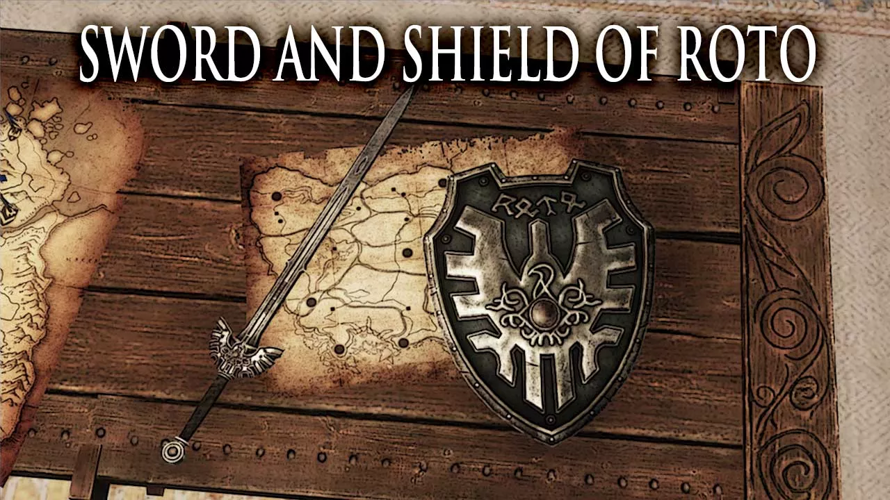 Sword and Shield of Roto 武器・防具セット - Skyrim Mod